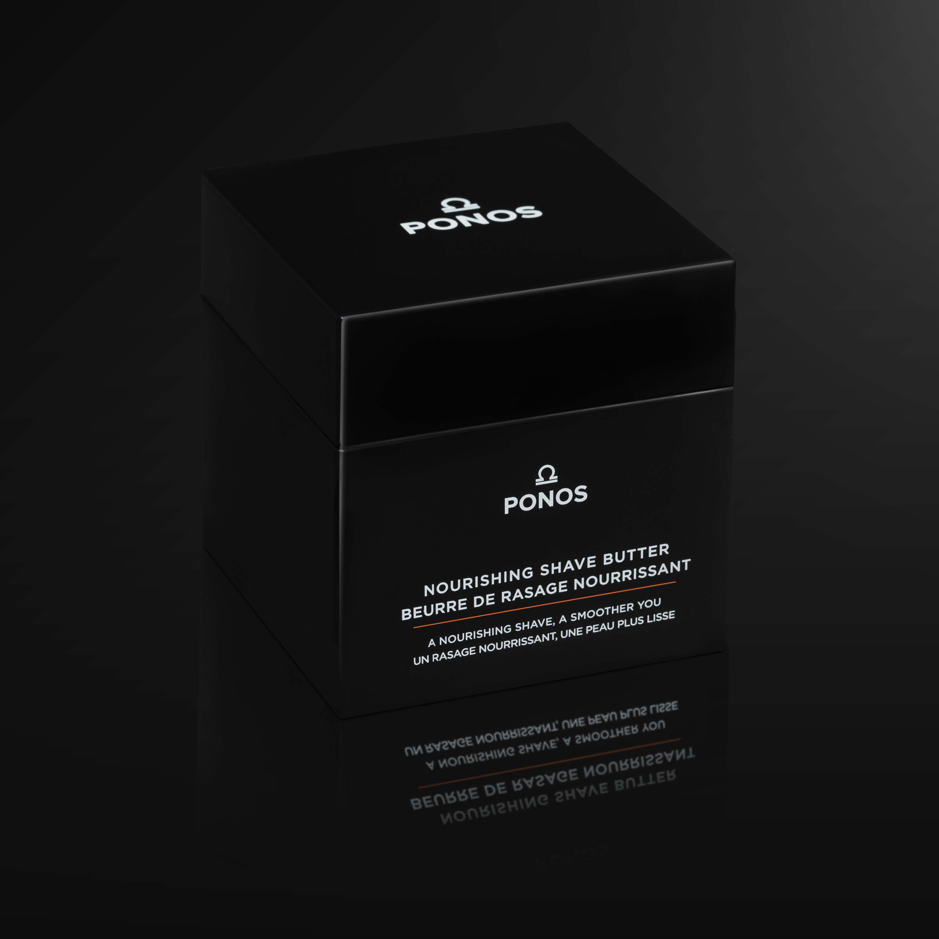 Men's shave butter with jar  - front view